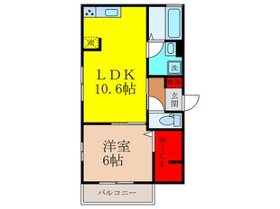 ラフィーネ八尾東の物件間取画像